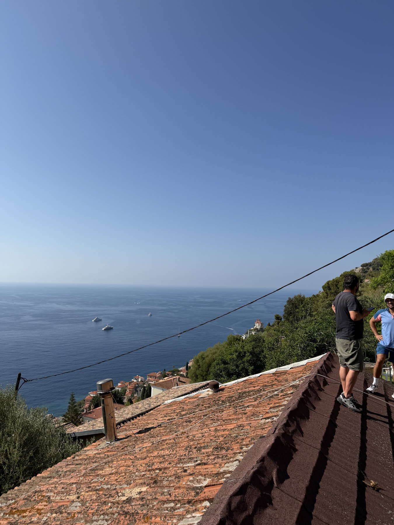 Chantier de rénovation complète à Roquebrune-Cap-Martin — vue 1